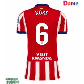 Atletico Madrid Koke #6 Replika Hjemmebanetrøje Dame 2026-27 Kortærmet
